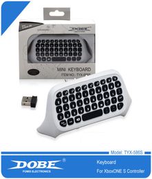 DishyKooker DOBE TYX586S XBOX OneSlim clavier de contrôleur de jeu sans fil de haute qualité avec prise casque 3 5MM DHL 9910305