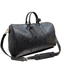 Bolsa de lona doble de alta calidad Bolsas de lona Equipajes Bolsos de viaje Bolso de equipaje de gran capacidad para mujer Bolso impermeable Bolso de diseñador de lujo