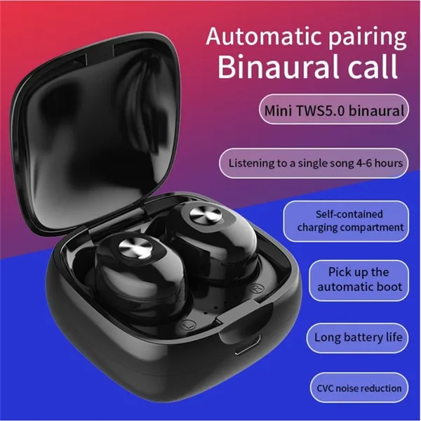 Alta calidad Doble TWS Inalámbrico Bluetooth 5.0 Auricular XG12 Estéreo HIFI Sonido Auriculares deportivos Manos libres en el oído Auriculares para juegos con micrófono DHL Envío gratis
