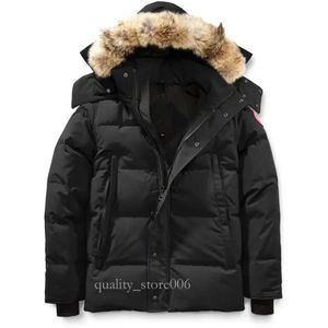 Hoge kwaliteit donsjack gans jas echte grote wolf bont Canadese Wyndham overjas kleding mode stijl winter bovenkleding parka 35