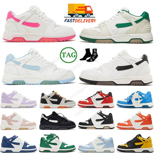 Chaussures habillées de haute qualité Designer Out of Office Sneaker Femmes OOO Sports Low Top Suède Off Mid Top Hommes Femmes Original Offes Baskets de marche en cuir blanc Runner