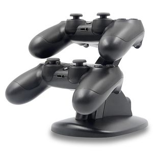 Cargador dual de alta calidad, cargador de soporte de estación de carga rápida para Sony PS4/Slim/Pro Controller cargadores estaciones de acoplamiento