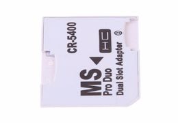 Adaptateur double Micro SD TF vers clé mémoire MS Pro Duo CR5400 CR5400 pour carte PSP, adaptateur double 2 emplacements, haute qualité, 9349126