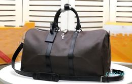 Hoge kwaliteit plunjezakken handbagage alle bandoullere 55 50 45 cm dames reistas heren klassieke rollende softsided koffer lage set