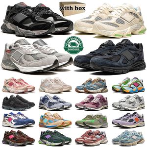 Con caja Diseñador 9060 1906r 530 Zapatos para correr Hombres Mujeres 9060 Negro Castlerock Mushroom Bricks Wood 2002r Pack Phantom 530 Blanco Verde Hombres Entrenadores al aire libre Deportes