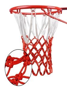 Hoge kwaliteit duurzame standaardgrootte nylon thread sport basketbal hoepel gaas netto backboard rim ball pum 2207069883912