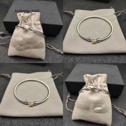 Bracelet DY de haute qualité avec fermeture de crochet bijoux de luxe concepteur de bracelet intemporel câble bracelet argent torsadé bracelet pour les femmes
