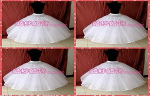 Hoge kwaliteit acht lagen geen hoepels petticoats voor bruidsjurken witte organza baljurk onderrok voor bruidsaccessoires C8928410