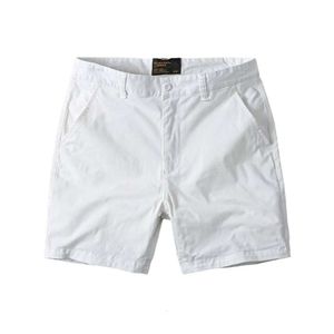 Shorts décontractés élastiques de haute qualité pour hommes de couleur solide pour hommes pantalons décontractés en vrac, pantalon en cinq parties en cinq parties