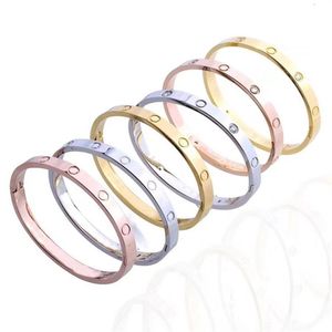 Bracelet d'amour plaqué or 18 carats de haute qualité, bijoux en acier inoxydable 316L, Bracelet de créateur de mode pour femmes 219K