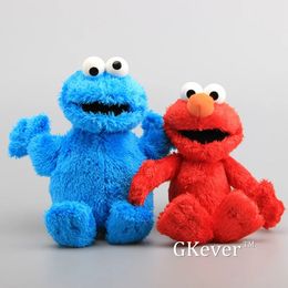 Elmo Cookie Monster de haute qualité avec yeux en plastique, jouet en peluche doux, poupées en peluche de dessin animé, 923 CM, cadeau pour enfants 240118