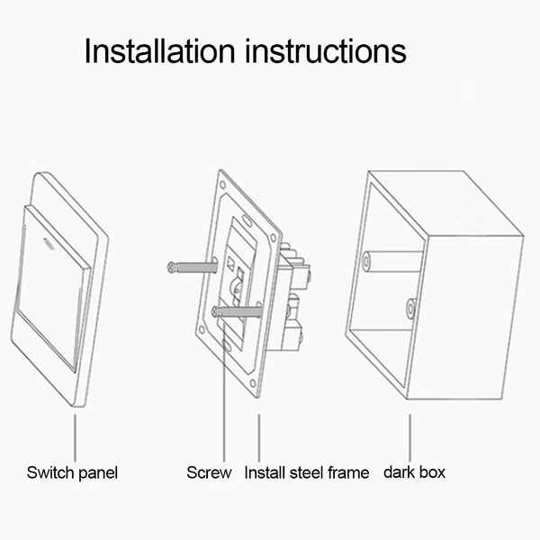 Caja de montaje externo de alta calidad para 86 Caja de zócalo blanco de interruptor de pared 86*86*33 mm Caja de pared de la superficie del montaje del interruptor táctil