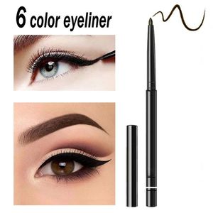 Hoge kwaliteit eyeliner ogen make-up automatische roterende wenkbrauw potlood waterdichte oog voering pen