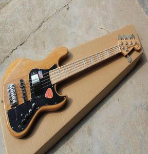 Hoge kwaliteit F Marcus Miller Signature Jazz Bass 5 String Natural Color Bass Guitar in Stock4296656