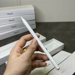 Fábricas de alta calidad Appl Pencil Stylus Pen recargable con Palm Rejection Stylus Pencil Pen para iPad Logotipo personalizado para Apple Pencil Estuche USB-C de segunda y tercera generación