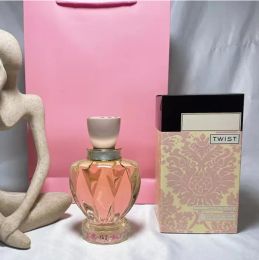 Bouteille rose directe d'usine de haute qualité parfum pour femme parfum TWIST 100 ml odeur agréable parfum naturel femme Cologne vaporisateur longue durée