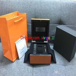 Proveedor de fábrica de alta calidad para hombre completo para PAM Caja de reloj Interior de madera para hombre Relojes Cajas Papeles Reloj de pulsera284b