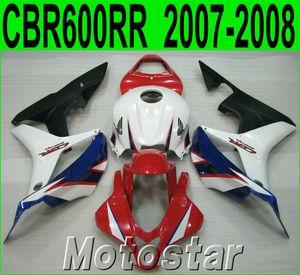 Kit de carénage de haute qualité pour moulage par injection HONDA CBR600RR 2007 2008 rouge noir blanc CBR 600 RR F5 07 08 ensemble de carénages LY40