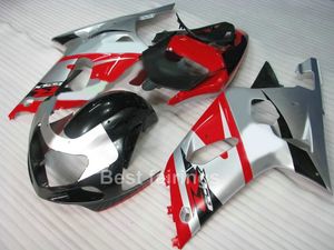 Hoge kwaliteit kuipkit voor Suzuki GSXR600 GSXR750 2001 2002 2003 SILVERROOD BLACK GSXR 600 750 01 02 03 KOMERINGS SS26