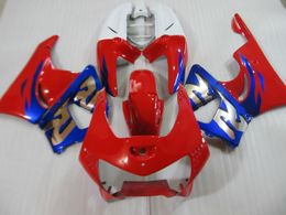 Hoge kwaliteit Verklei voor Honda CBR900RR CBR919 1998 1999 Rood Wit Blue Fairing Kit CBR919RR 98 99 BV35