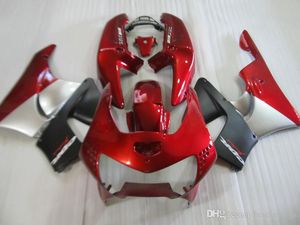 Carénages de haute qualité pour Honda CBR900RR CBR919 1998 1999 kit de carénage argent rouge noir CBR919RR 98 99 VC16