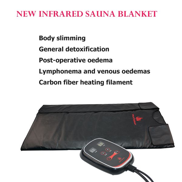 Couverture infrarouge lointaine de haute qualité amincissant la couverture de sauna minceur Body Detox Home Body Drainage lymphatique