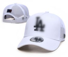 Haute qualité mode casquettes de balle lettre Snapback casquette de Baseball hommes femmes Hip Hop maille tissu maille camionneur chapeau L-4