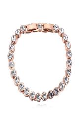 Bracelet de mode de haute qualité Rhodium Crystal plaqué des bracelets autrichiens Bangles pour femmes Bijoux Christm9400941 Bijoux