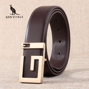 Marque de mode de haute qualité masculine ceinture de ceinture de luxe pour femmes hommes ceintures en cuir authentiques ceintures de créateurs