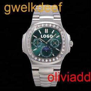 Hoogwaardige mode Iced Out Watchesmens Pols Luxury round Cut Lab gr ddgu rnlo