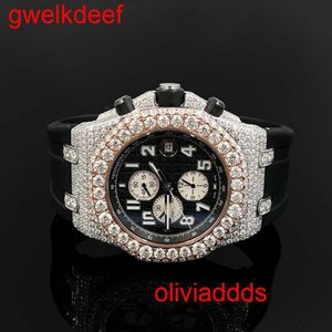 Hoge kwaliteit mode Iced Out horloges heren pols luxe ronde gesneden Lab Gr DDGU JZS3636