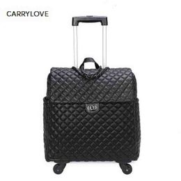 Haute qualité mode pouces Portable femme bagages Spinner marque voyage valise sac à main J220707