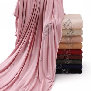 Haute Qualité Mode Musulman Coton Modal Hijab Châles Chaud Forage Floral Wrap Plage D'été Islamique Ramadan Snood Foulards 170*70Cm