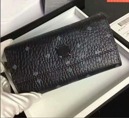 haute qualité mode femmes et hommes sac à main portefeuille mélange cuir designer créativité porte-cartes portefeuilles 8003