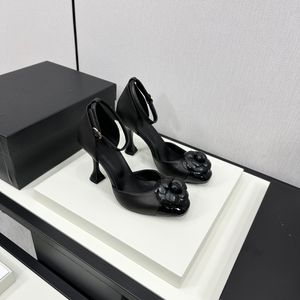 Hoogwaardige mode dames sandalen echte lederen hete stijl slingback sandaal jurk schoenen zomer hoge hak trouwschoenen formeel evenement dames schoenen met doos