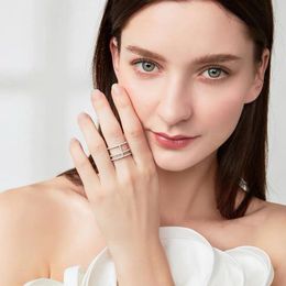 Anillo de plata de ley S925 de alta calidad, a la moda y simple, tamaño ajustable de apertura de anillo de mujer fan'er de Japón y Corea del Sur, gratis