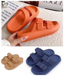 Modieuze casual damesslippers van hoge kwaliteit, casual strandslippers voor dames, klassieke zwarte sandalen voor heren en dames