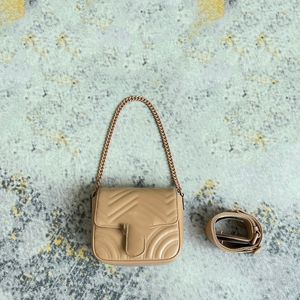 Bolso de diseñador de lujo para mujer, cartera de mujer Marmont, bandolera, bolso de mensajero Sachche, mochila, bolso de noche, de alta calidad y a la moda, 739681