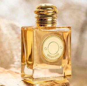 Botella atomizadora de vidrio de perfume femenino de alta calidad, fragancia floral duradera, entrega rápida