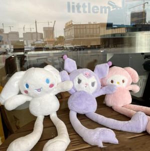 2022 animales de peluche 35cm tres tipos al por mayor juguetes de peluche de dibujos animados encantadores muñecos kuromi chico juguete regalo para niños