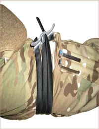 Garrot médical de premiers secours de haute qualité, Application de Combat Durable en plein air, outil d'urgence, corde élastique de survie noire 103cm4460093