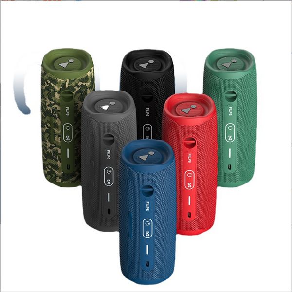 Flip de alta calidad 6 altavoces BT portátiles Mini altavoces inalámbricos altavoces impermeables al aire libre con potentes sonido y bajo profundo