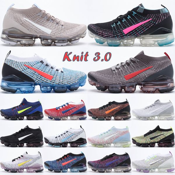 Top Fly 3.0 Hommes Femmes Chaussures De Course En Tricot Designer Violet Cendre Noir Bleu Baltique Hyper Rose Turquoise Crimson Pure Platinum Baskets De Plein Air Taille 36-45