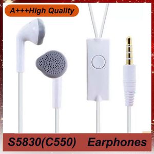 haute qualité Pour samsung S5830 C550 Écouteurs 150CM Ligne Blanche Contrôle Universel Demi Oreille Type Casque De Téléphone Portable EHS61ASFWE Avec Sac Opp