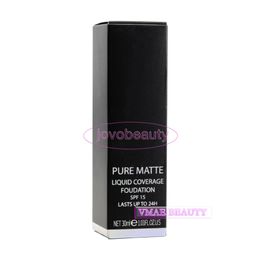 Foundation Foundation Full Cover 5 kleuren 30 ml Gezicht Custom Cosmetics HD Waterdichte Matte Make-up