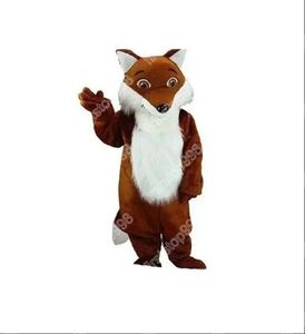 Costume de mascotte FOX de haute qualité, personnage de dessin animé, personnage unisexe, taille adulte, accessoires publicitaires, fête de noël, tenue en plein air