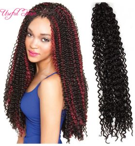 Freetress Haak Haar 20 inch Haakvlechten Synthetische Vlechten Haar Extensions Water Weave voor Black Women Marley Twist Bulks Hair