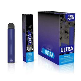 Alta calidad FUMED ULTRA 2500PUFFS recargable desechable 2500 inhalaciones cartucho de cigarrillo eléctrico Kit de inicio 8 ML jugo recargado vape pods 1000mah