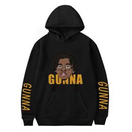 High quality Funny Gunna Sweatshirts Hoodies Women/Men Long Sleeve Pullover Hooded Hip Hop Casual Streetwear Kpop Clothes X1022