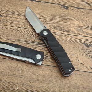 G3501 G3501 Poche couteau pliant D2 Satin Tanto Point Blade CNC G10 Poix en acier inoxydable Poix de balle Pouire extérieur Camping Randonnée Pêche EDC Couteaux